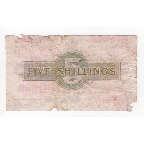 17 - Warren Fisher 5 Shillings (T27), unissued design from 1919 although a few seem to have entered circu... 