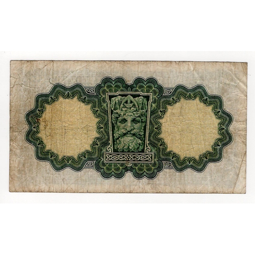 349 - Ireland Republic Currency Commission 1 Pound dated 3rd August 1937, scarce early dated Lady Lavery i... 