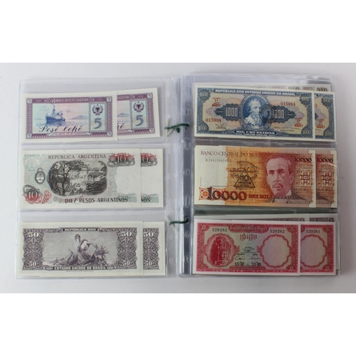 471 - World (136) an interesting group of world notes, 68 different notes all in consecutively numbered pa... 