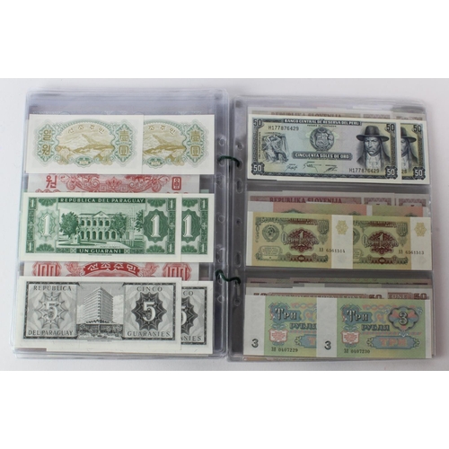 471 - World (136) an interesting group of world notes, 68 different notes all in consecutively numbered pa... 