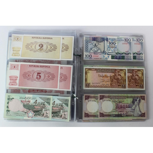 471 - World (136) an interesting group of world notes, 68 different notes all in consecutively numbered pa... 