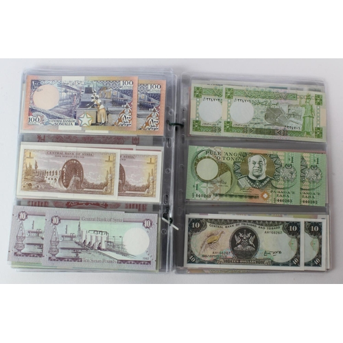 471 - World (136) an interesting group of world notes, 68 different notes all in consecutively numbered pa... 