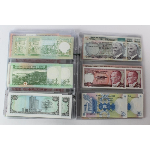 471 - World (136) an interesting group of world notes, 68 different notes all in consecutively numbered pa... 