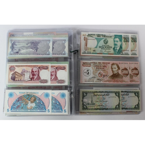 471 - World (136) an interesting group of world notes, 68 different notes all in consecutively numbered pa... 