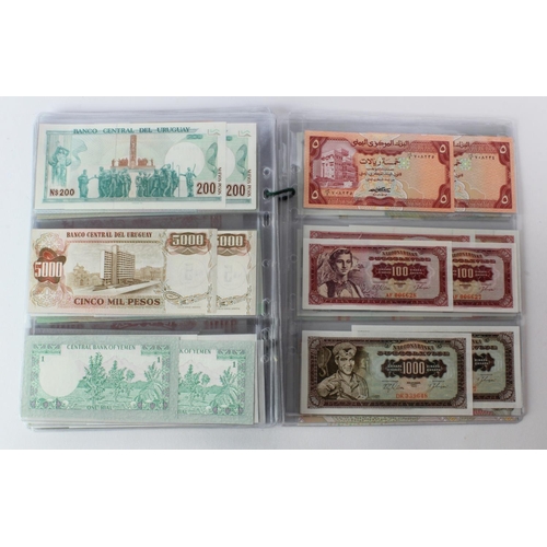 471 - World (136) an interesting group of world notes, 68 different notes all in consecutively numbered pa... 