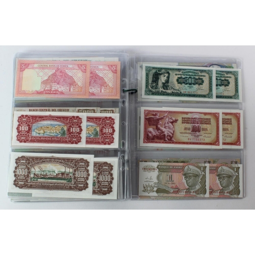 471 - World (136) an interesting group of world notes, 68 different notes all in consecutively numbered pa... 