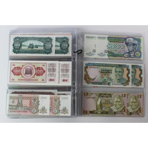 471 - World (136) an interesting group of world notes, 68 different notes all in consecutively numbered pa... 