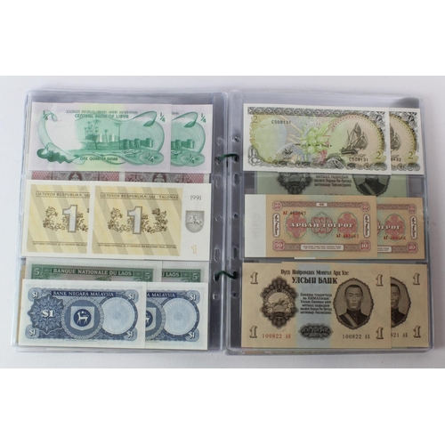 471 - World (136) an interesting group of world notes, 68 different notes all in consecutively numbered pa... 