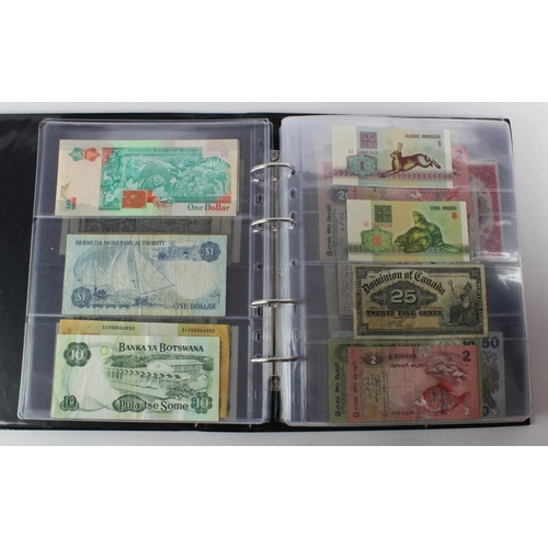 488 - World (88) collection in album including Algeria 5 Francs 1924, China 2 Yuan 1960, France 1000 Franc... 