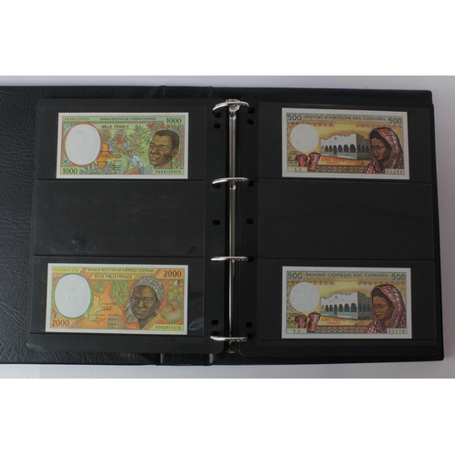 492 - World, Africa collection Part 1 (222), first album of a superb Uncirculated collection of African ba... 