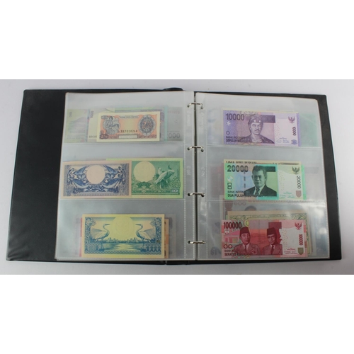 494 - World, Asia (205) an Uncirculated group in album, all different with a range of dates and signature ... 