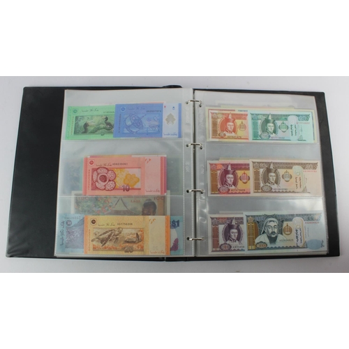 494 - World, Asia (205) an Uncirculated group in album, all different with a range of dates and signature ... 