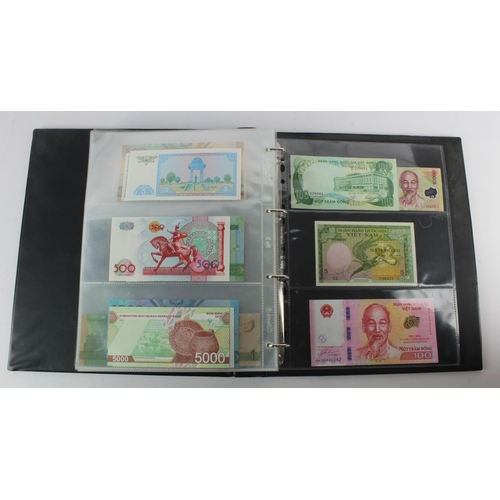 494 - World, Asia (205) an Uncirculated group in album, all different with a range of dates and signature ... 