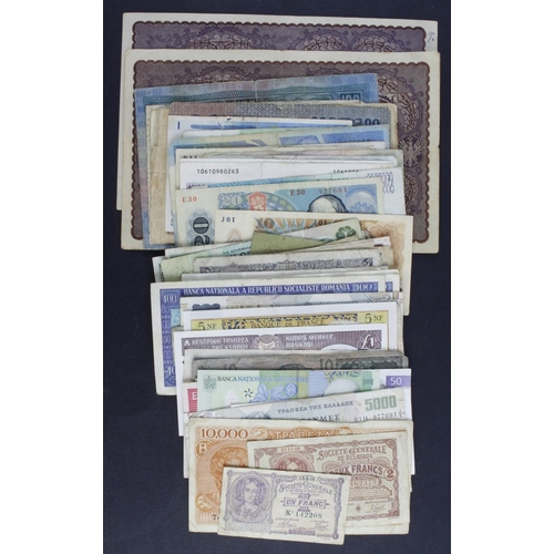 497 - World, Europe (64), a good group including Belgium 1 Franc & 2 Francs 1916, Greece 10000 Drachmai 19... 