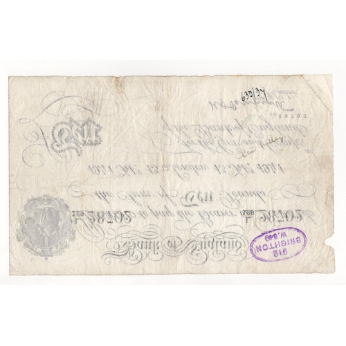 62 - Peppiatt 10 Pounds (B242) dated 13th February 1941, a rarer WAR DATE, London issue serial L/129 2870... 