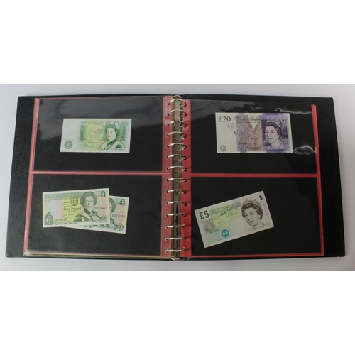 75 - Bank of England & Jersey (39), collection in an album containing 37 Bank of England and 2 Jersey 1 P... 