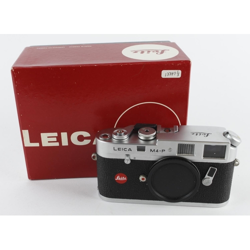 1110 - Leica M4-P 1913-1983 Rangefinder body (no. 1619747), with instructions, contained in original packag... 