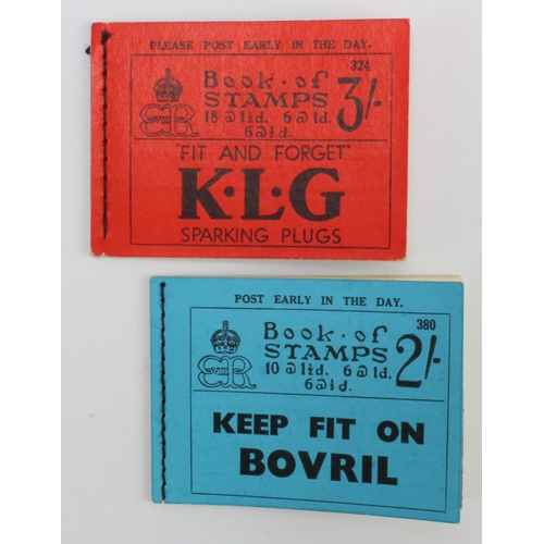 12 - GB - Booklets KEVIII - 2/- 1936 SG BC2 edition 380, 6x 1.5d on halfpenny panes inverted wmk. Good pe... 