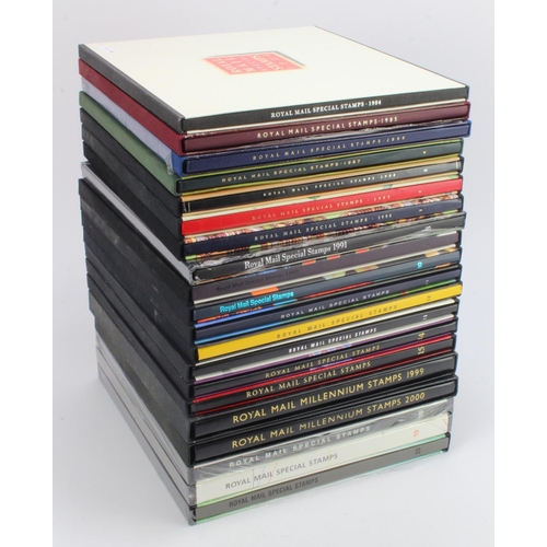 36 - GB - Royal Mail Year Books (1 to 20) complete, FV £437.05  (x20)  Heavy  (Buyer collects)