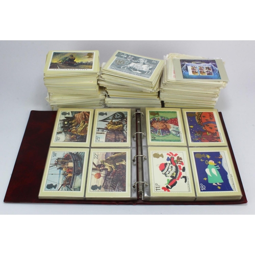 41 - GB - three large plastic crates packed with mainly loose PHQ Cards  (Heavy)  Buyer collects