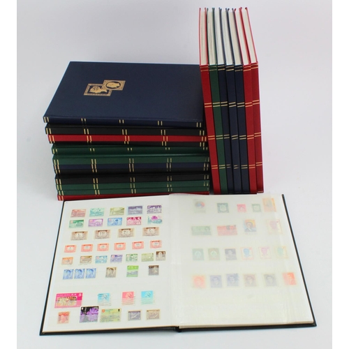 49 - Accessories 20x 8 page (16 sided) clean good condition stockbooks, various colours, with stamps.  (H... 