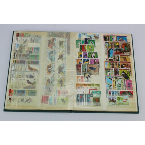 58 - Birds thematic collection in green stockbook, sets / part sets, UM, mint and CTO.  Some attractive m... 