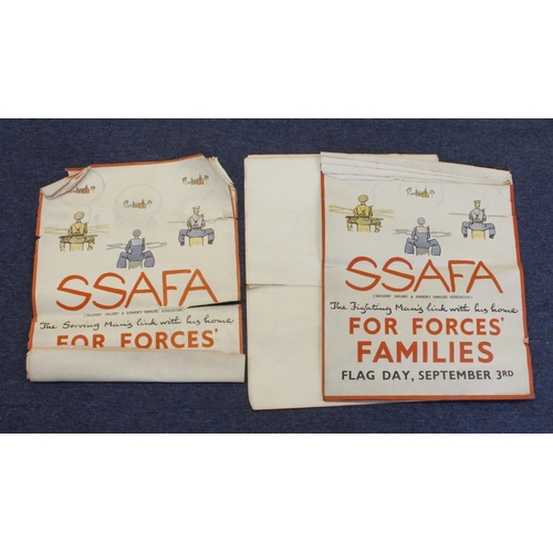 589 - SSAFA interest. A group of approximately twelve original posters, circa 1947, for the 'SSAFA (Soldie... 