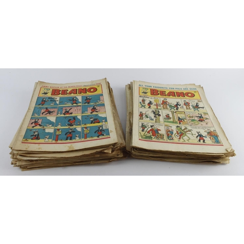 603 - Beano Comics. A group of approximately seventy Beano comics, circa 1949 - 1953 (includes some Christ... 