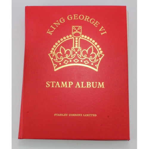 65 - British Commonwealth - a very impressive once mounted mint KGVI collection in a boxed SG King George... 