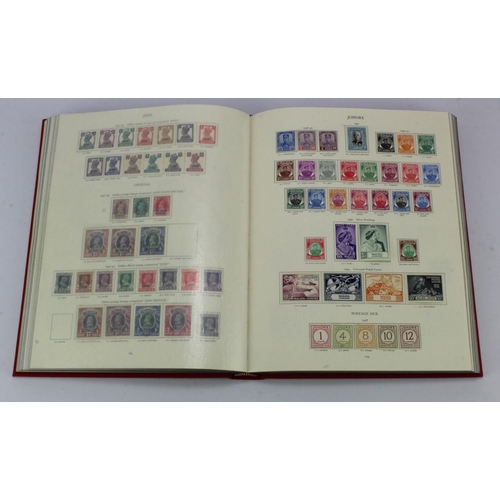 65 - British Commonwealth - a very impressive once mounted mint KGVI collection in a boxed SG King George... 