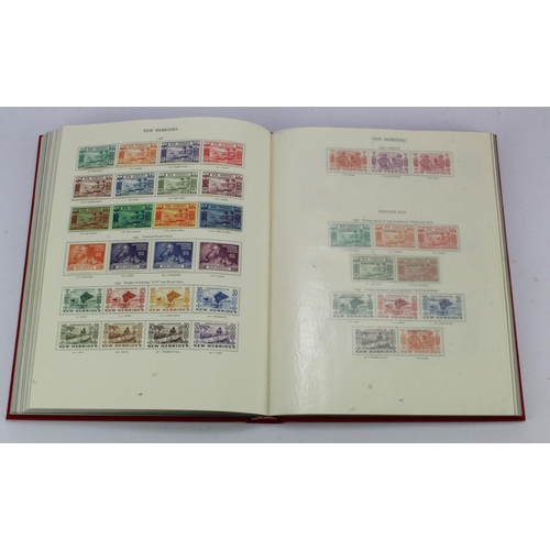 65 - British Commonwealth - a very impressive once mounted mint KGVI collection in a boxed SG King George... 