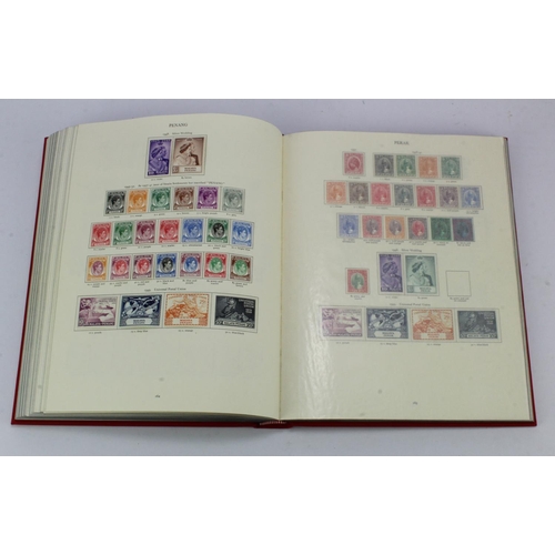 65 - British Commonwealth - a very impressive once mounted mint KGVI collection in a boxed SG King George... 