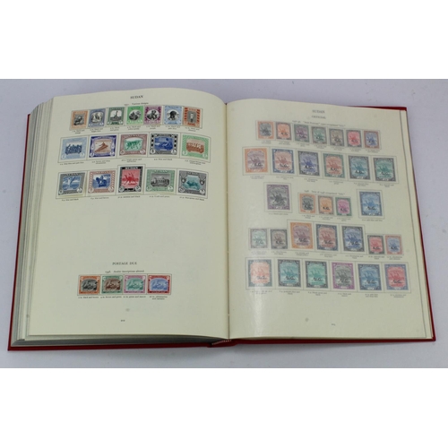 65 - British Commonwealth - a very impressive once mounted mint KGVI collection in a boxed SG King George... 