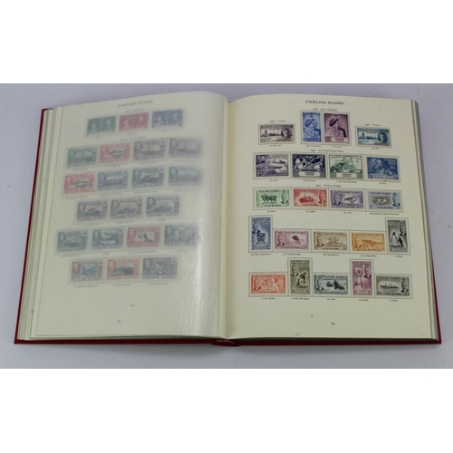 65 - British Commonwealth - a very impressive once mounted mint KGVI collection in a boxed SG King George... 