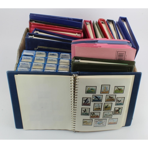 66 - British Commonwealth in approx 14 binders, an original unpicked collection. Used, mint and UM. One o... 