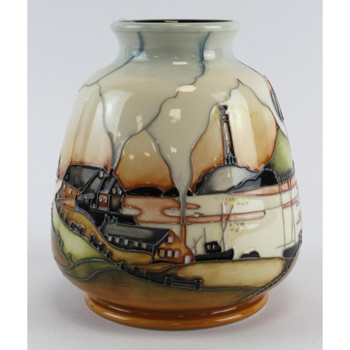 706 - Moorcroft 'Keepers Cottage' pattern vase, designed by Paul Hilditch, dated 2014, makers marks to bas... 