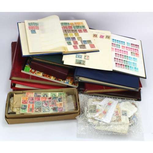 71 - British Commonwealth with other foreign stamps housed in various stockbooks / albums plus loose. Bot... 