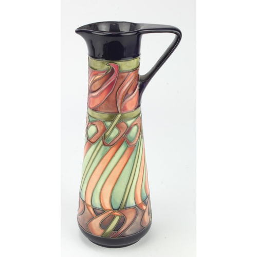 721 - Moorcroft 'Tulip Weaver' pattern jug (39/150), designed by Kerry Goodwin, dated 2010, makers marks a... 