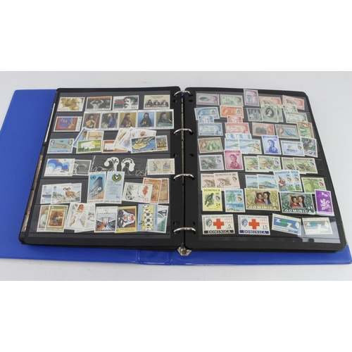 75 - British Cw in bulging blue folder with stocksheets containing a large quantity of sets & singles, de... 