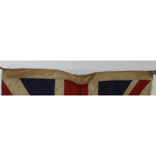 1021 - British Union of Fascists 3 feet long flag, stamped BUF London 1938, service wear.