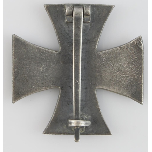 1303 - German WW1 Iron Cross 1st class private purchase solid construction example.