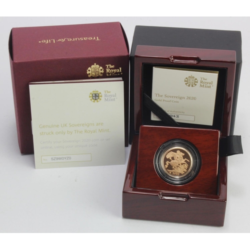 135 - Sovereign 2020 Proof FDC boxed as issued