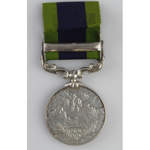 1362 - IGS GV with Afghanistan NWF 1919 clasp (121353 Pte E N Flynn MGC). Died of Heart Failure 1st April 1... 