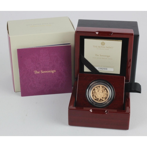 140 - Sovereign 2022 Proof FDC boxed as issued