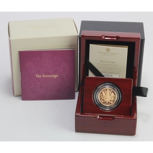 141 - Sovereign 2022 Proof FDC boxed as issued