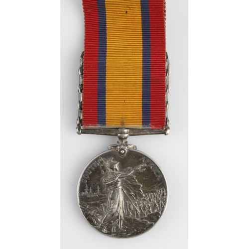 1462 - QSA with bars OFS/Trans/SA01/SA02 named (4724 Pte H Hume Essex Regt) served with 2nd Bn