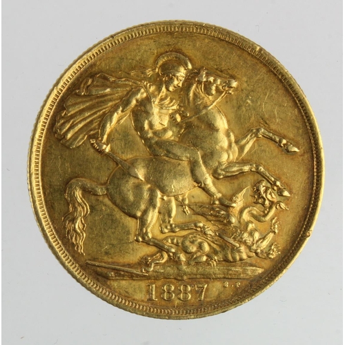 155 - Two Pounds 1887 GVF