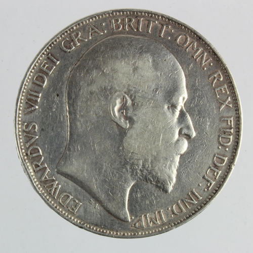 170 - Crown 1902 GF-nVF with some surface marks and an edge knock.