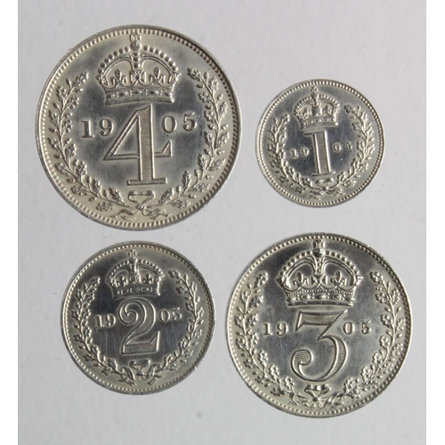 207 - Maundy Set 1905 cleaned aEF