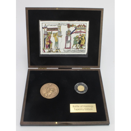 310 - France gold 50 Euros 2016 (8.45g .920 gold = 1/4 troy oz AGW) 'Reine Matilde' (Queen Matilda) wife o... 